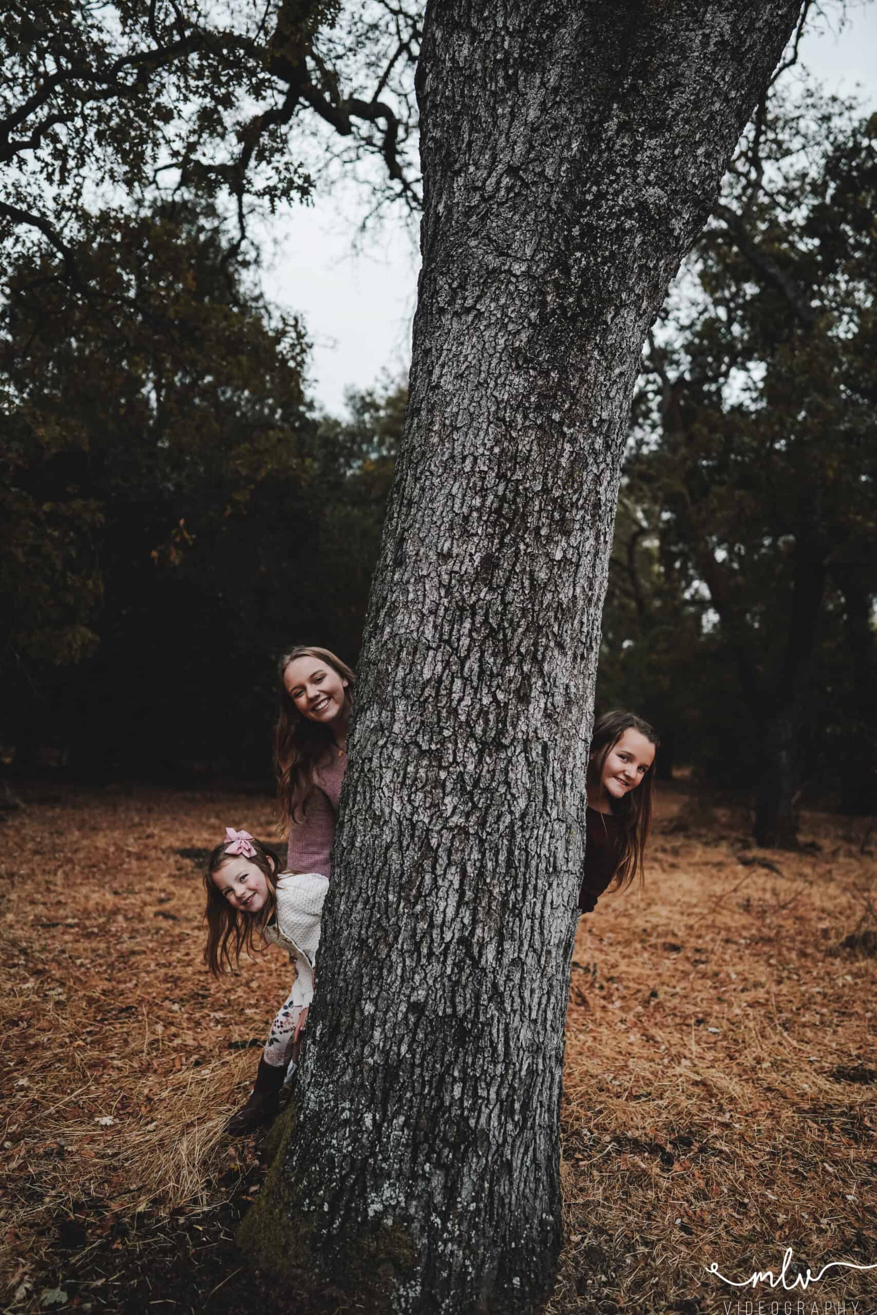 Family Photography at Guadalupe Oak Grove Trail in San Jose, California.