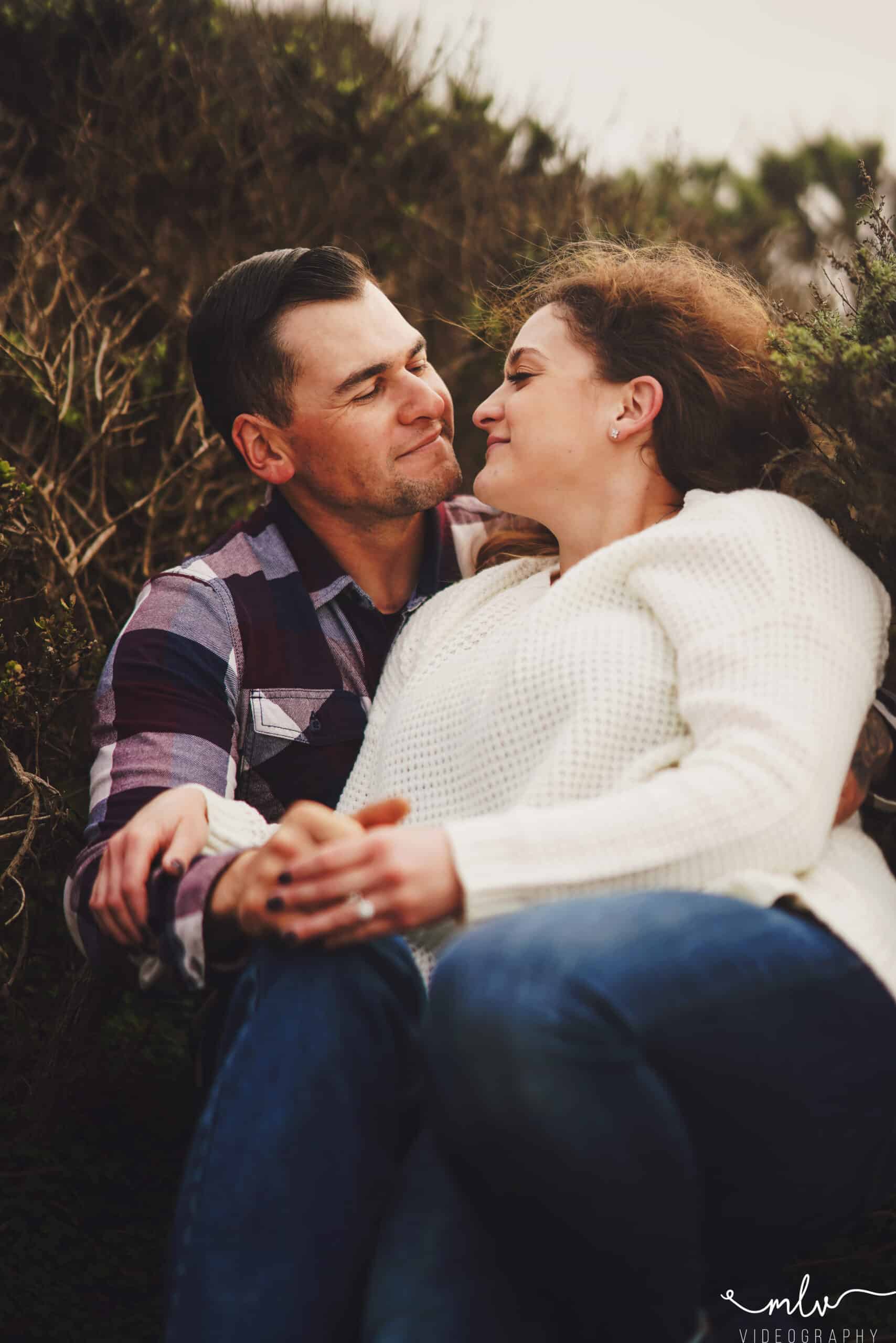 Engagement photography in Half Moon Bay California