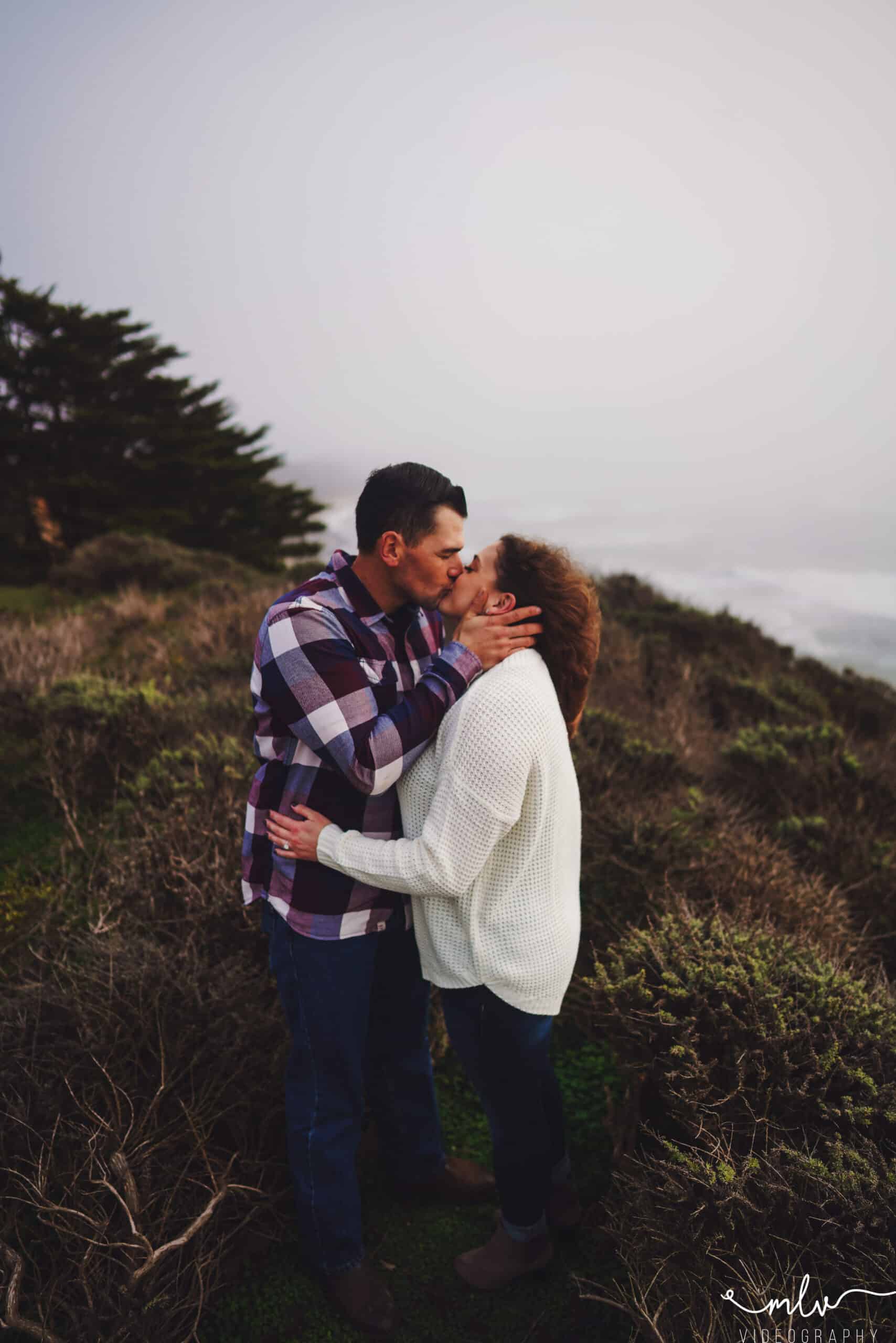 Engagement photography in Half Moon Bay California